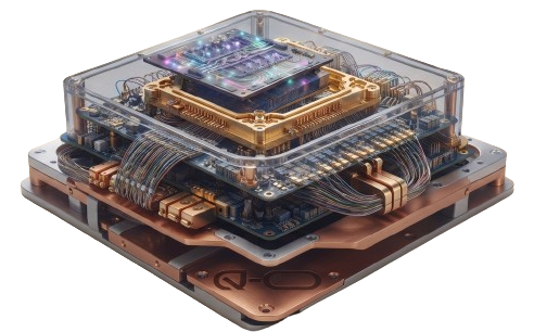 Quantum-O v1.0 fully assembled processor stack