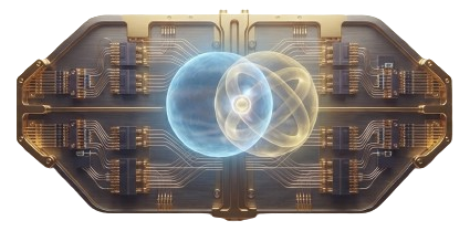 Quantum-O monolithic chipset held in hand